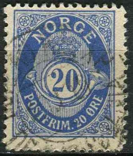 NORVEGE 1894 OBLITERE N° 52 (A)