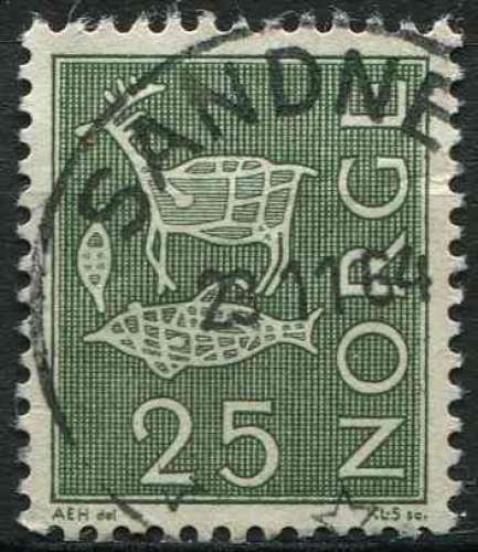 NORVEGE 1962 OBLITERE N° 439