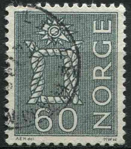 NORVEGE 1962 OBLITERE N° 445