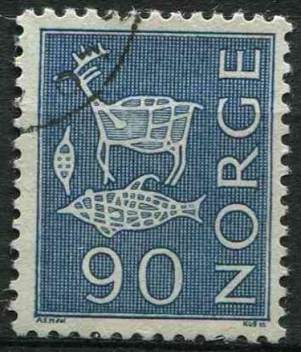 NORVEGE 1962 OBLITERE N° 449