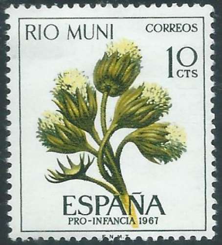 Rio Muni - Y&T 0076 (**) - Fleurs -