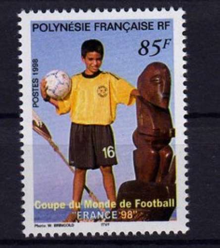 POLYNESIE FRANCAISE - YT 565 - Coupe du monde de football