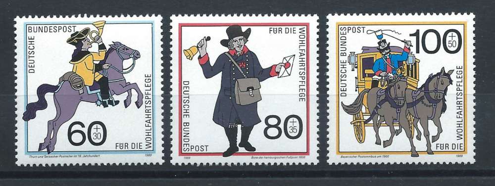 Allemagne RFA N°1269/71** (MNH) 1989 - Histoires des postes