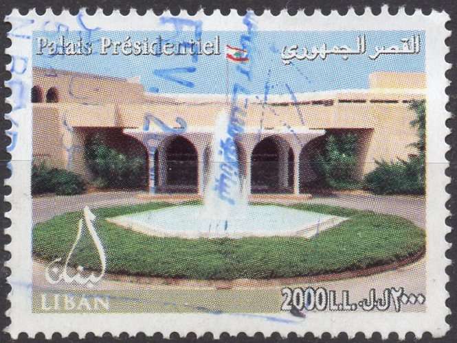 L732 - Y&T n° 413 - oblitéré - Palais présidentiel - 2005 - Liban