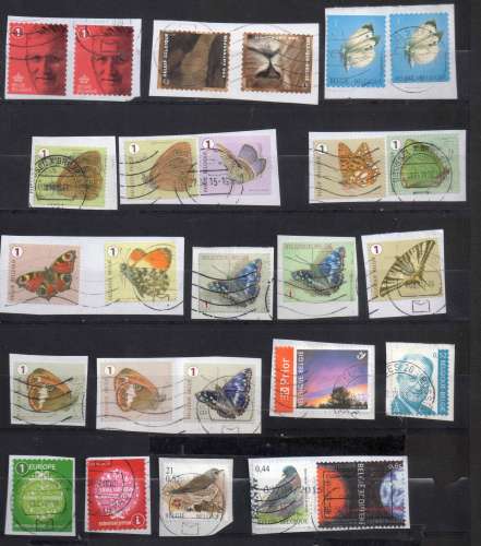 BELGIQUE   LOT DIVERS TIMBRES  OBL VOIR  3 SCANS