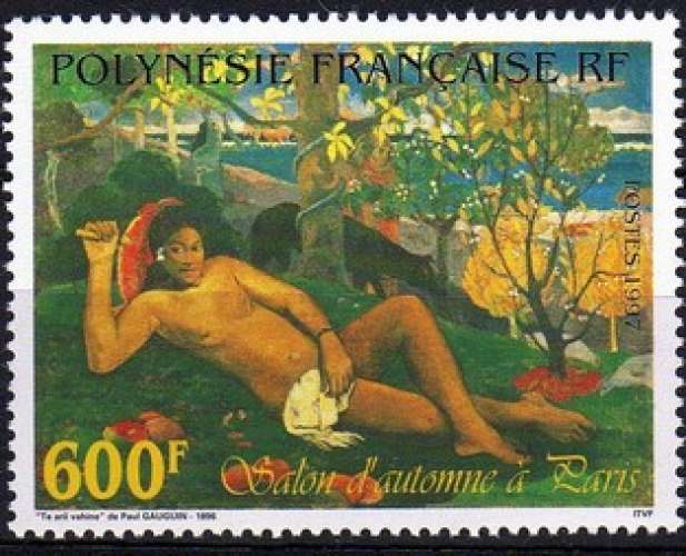 POLYNESIE FRANCAISE -  YT 553 - Te arii vahine GAUGUIN