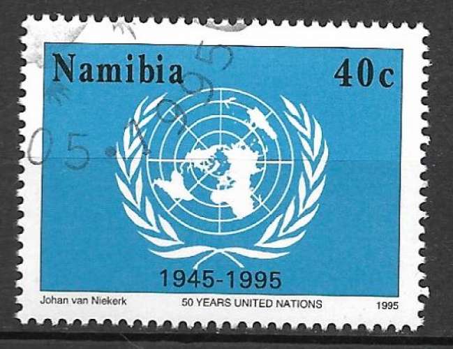 Namibie 1995 Y&T 757 oblitéré - Nations Unies