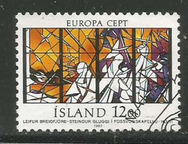 Islande 1987 - YT n° 618 - Le portement de croix