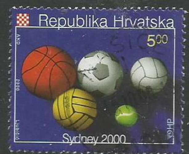 Croatie 2000 - YT n° 520 - Jeux olympiques - cote 1,75