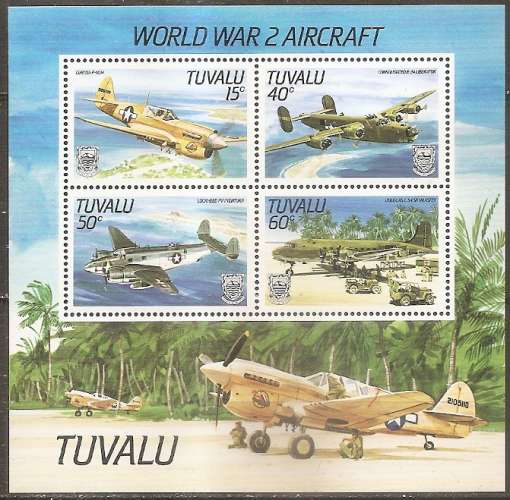  tuvalu ... bloc n° 9  neuf** ... 1985