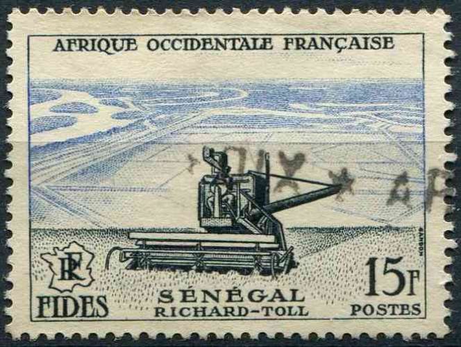 SENEGAL 1956 OBLITERE N° 58