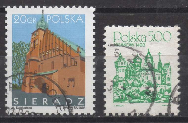 Pologne 2005 - Y & T : 3947, 2569 - Eglises