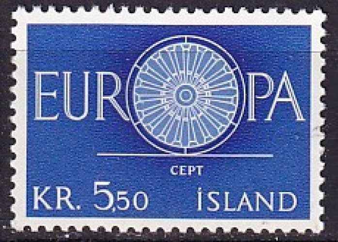 islande ... n° 302  neuf* ... 1960