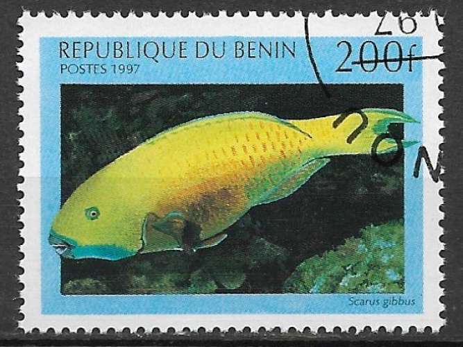 Benin 1997 Y&T 776 oblitéré - Poissons