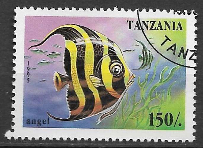 Tanzanie 1995 Y&T 1854 oblitéré - Poissons