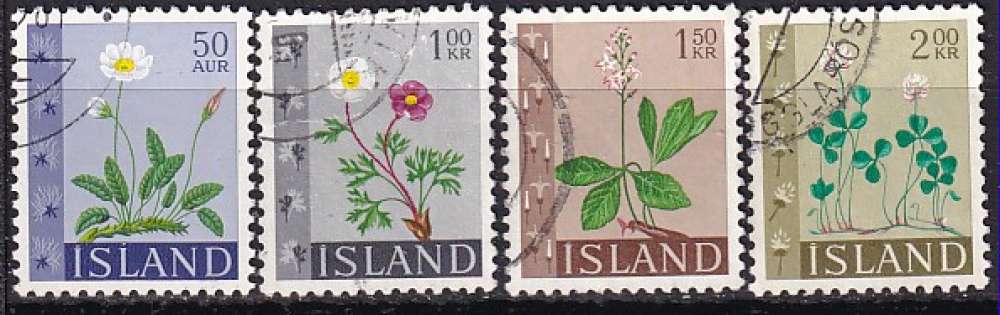 islande ... n° 336 à 339  obliterés ... 1964