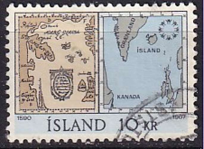 islande ... n° 366  obliteré ... 1967