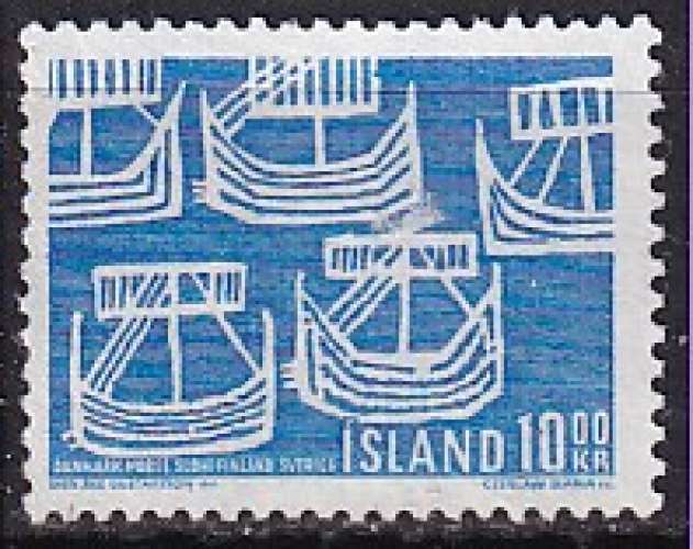 islande ... n° 382  neuf sans gomme ... 1969