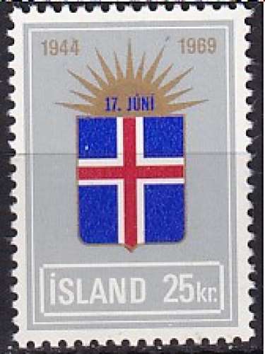 islande ... n° 385  neuf** ... 1969