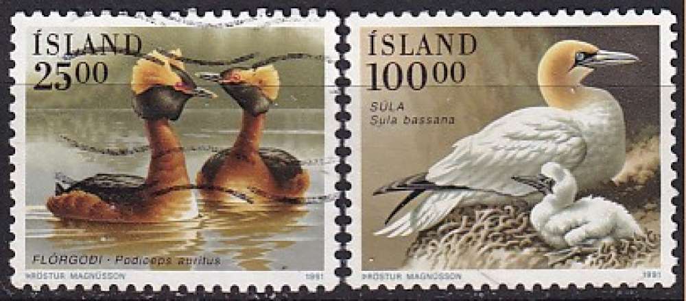 islande ... n° 691/692  obliterés ...1991