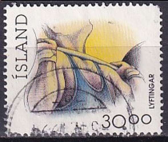 islande ... n° 752  obliteré ... 1994