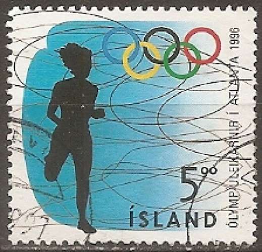 islande ... n° 799  obliteré ... 1996