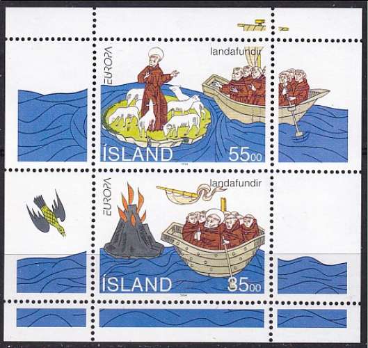 islande ... feuillet n° 15  neuf** ... 1994