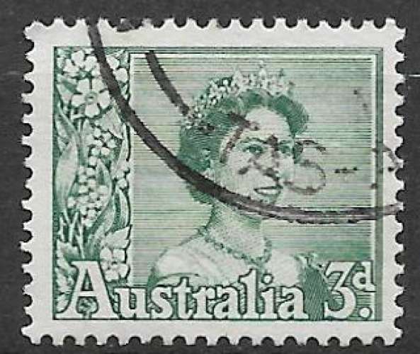 Australie 1959-62 Y&T 250 oblitéré - Elizabeth II