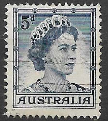 Australie 1959-62 Y&T 253 oblitéré - Elizabeth II