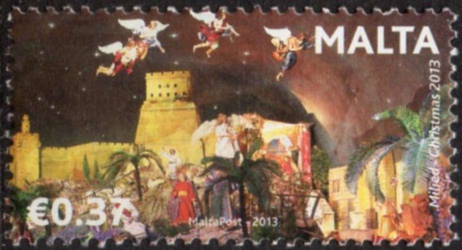 N002 - Y&T n° 1767 - oblitéré - Noël - 2013 - Malte