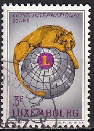 luxembourg ... n° 699  obliteré ... 1967