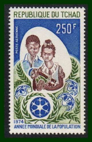 Tchad N° PA 151 ** MNH Population 1974 BB