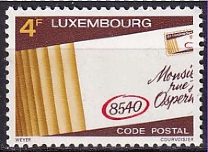 luxembourg ... n° 966  neuf** ... 1980