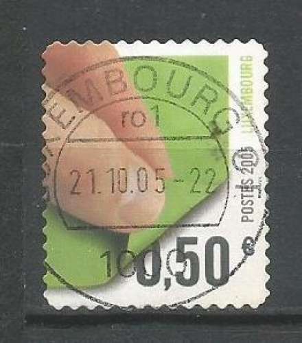 Luxembourg 2005 - YT n° 1629 - Papier vert clair