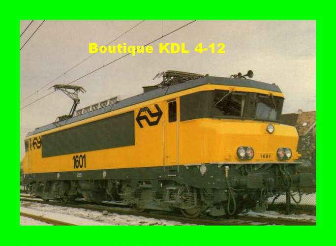 Réalix Fotocard  8001 - Loco électrique NS 1601 - TILBURG - Pays-Bas