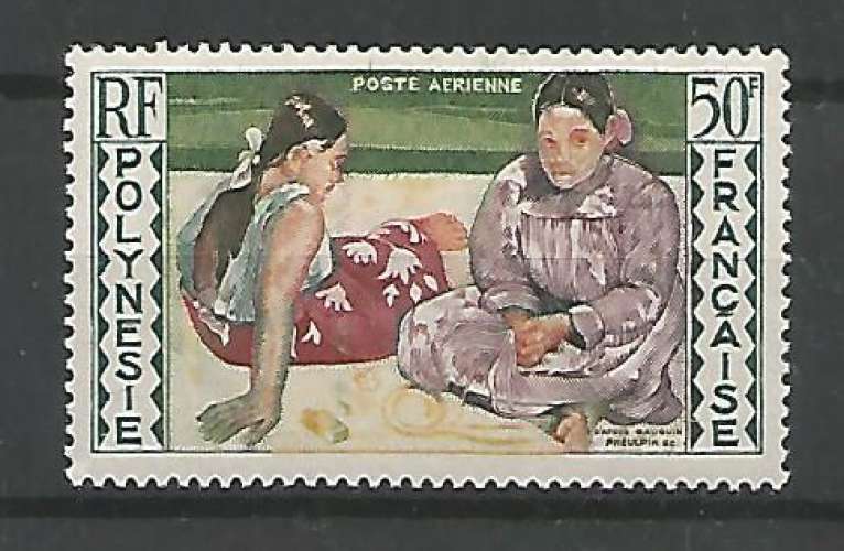 Polynésie Française - 1958 - Tableau Gauguin- Tp n° Aér 2 - Neuf * *