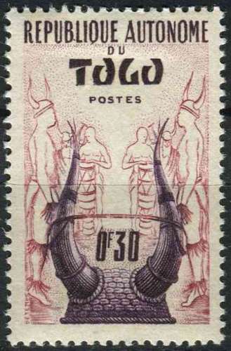 TOGO 1957 NEUF* charnière N° 261