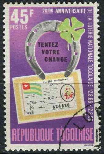 TOGO 1968 OBLITERE N° 587