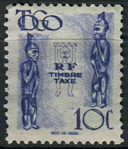 TOGO 1947 OBLITERE TAXE N° 38