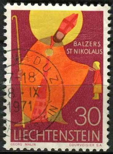 LIECHTENSTEIN 1967 OBLITERE N° 437