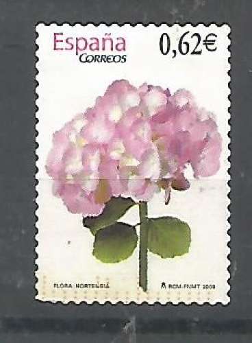 Espagne  2009 - YT n° 4096 - Hortensia