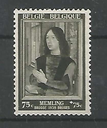 Belgique - 1939 - Memling - Tp  n° 512 - Neuf *