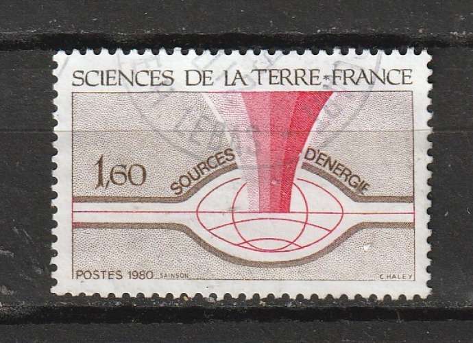 France 1980 YT 2093 Sciences de terre