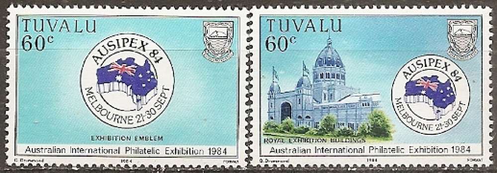 tuvalu ... n° 255/256  neufs** ... 1984