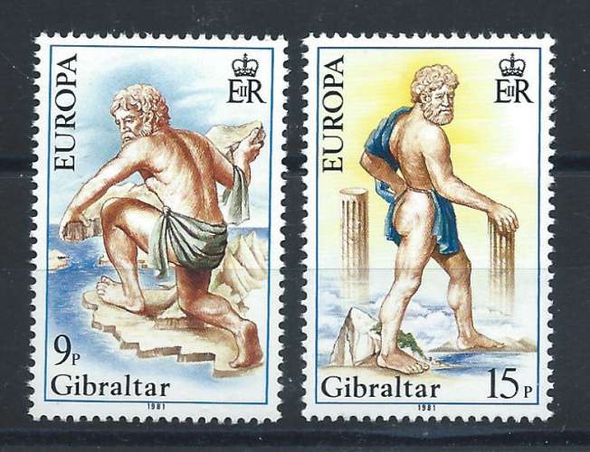 Gibraltar N°418/19** (MNH) 1981 - Europa 