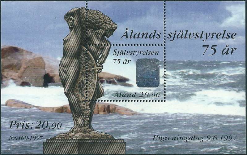 Aland - 1997 - Y&T bf 3** - MNH