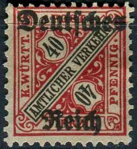 ALLEMAGNE EMPIRE 1920 OBLITERE SERVICE N° 15AE