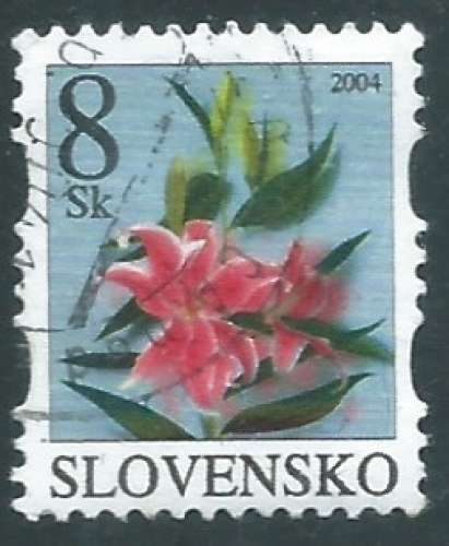 Slovaquie - Y&T 0411 (o) - Fleurs -