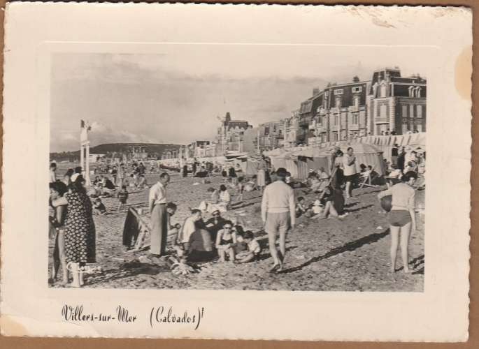 cpsm 14 Villers-sur-Mer  La Plage