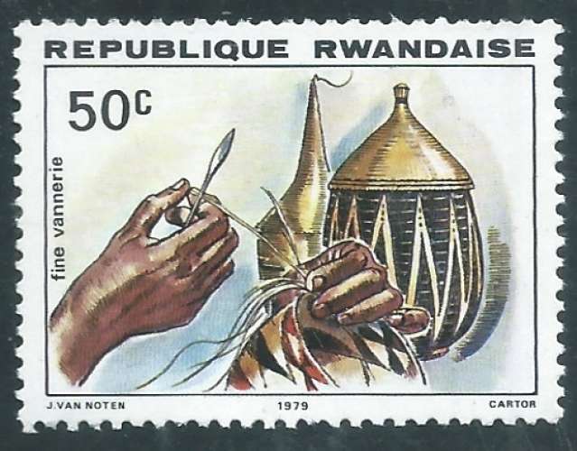 Rwanda - Y&T 0895 (o) - Vannerie -